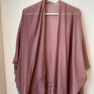 Shawl with Sleeve Holes Size S-M